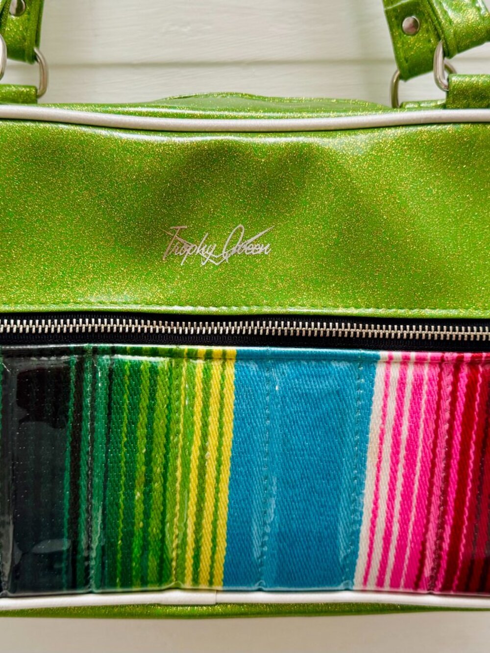 Trophy Queen Sarape Mexican Blanket Handbag - Picture 6 of 6